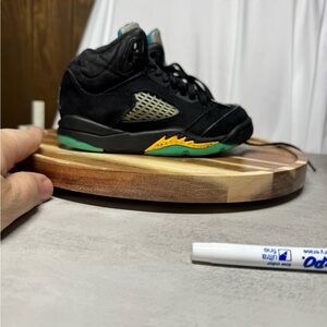 Air Jordan 5 Retro Aqua PS Shoe Size  11 Black 440889-047